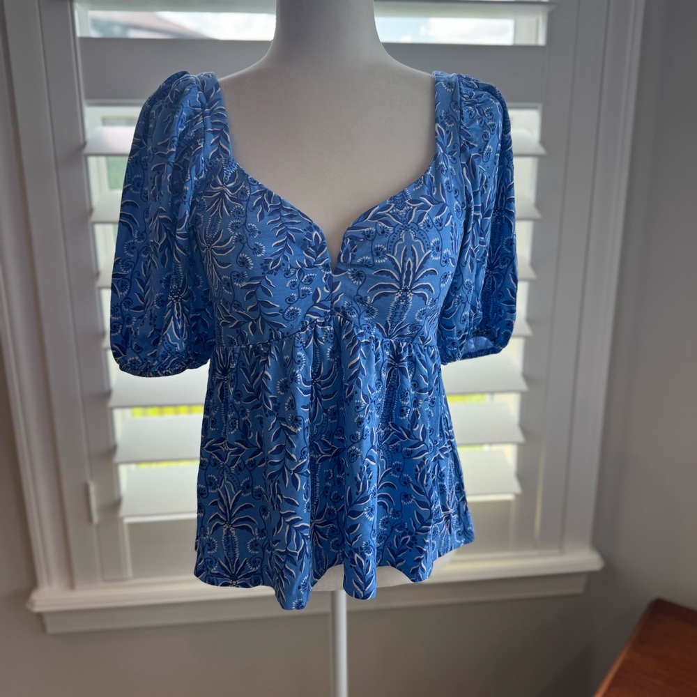NWT Lilly Pulitzer Floriana Knit Top